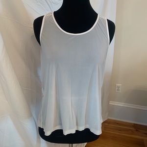 Lululemon Sheer White tank